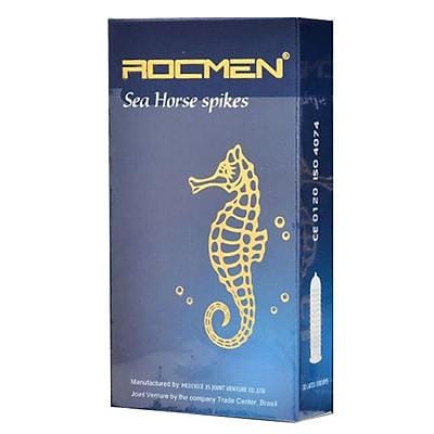 Bao cao su ROCMEN cá ngựa xanh-gân gai-mát lạnh-kéo dài thời gian-1