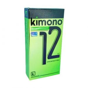 Bao cao su Kimono-kéo dài thời gian-siêu mỏng 0.03mm-Hộp 12