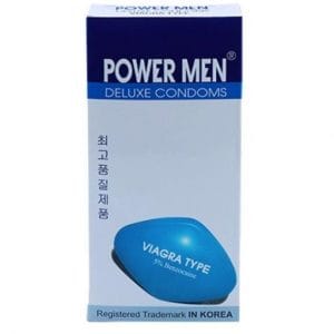 Bao cao su Powermen VIA-siêu mỏng-kéo dài-hộp 12
