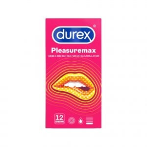 Bao cao su Durex Pleasuremax-Gân gai nổi-56mm-12 bao