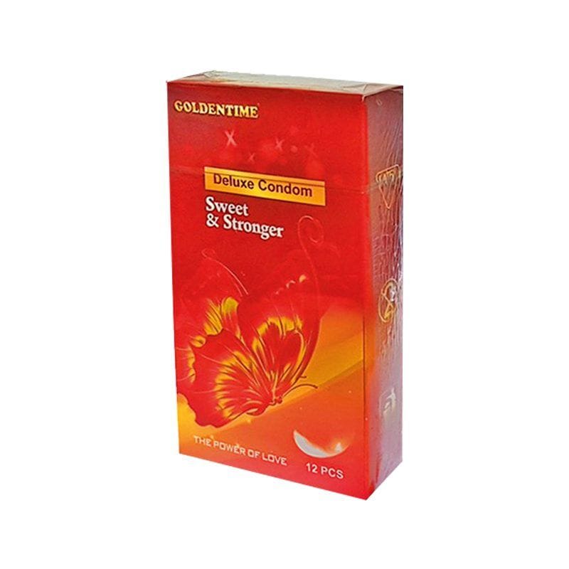Bao cao su goldentime siêu mỏng bướm đỏ - hộp 12c-2