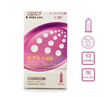 Bao cao su gai Nhật Bản chính hãng gai bi bcs kéo dài thời gian gan gai SACUCO BCS JP001-5