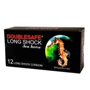 Bao cao su Cá Ngựa Double Safe LONG SHOCK-Hộp 12c