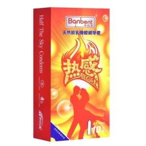 Bao cao su BANBENT 0.01 Đỏ Regan hương thơm-hộp 10