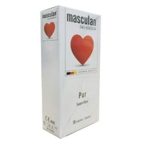 Bao cao su siêu mỏng Masculan® Pur hộp 10 cái