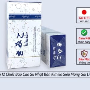 Bao Cao Su Siêu Mỏng Kimiko Gai Li Ti, Bao Cao Su Nhật Bản Kimiko