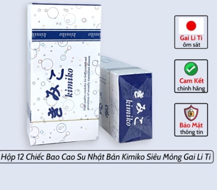 Bao Cao Su Siêu Mỏng Kimiko Gai Li Ti, Bao Cao Su Nhật Bản Kimiko-1