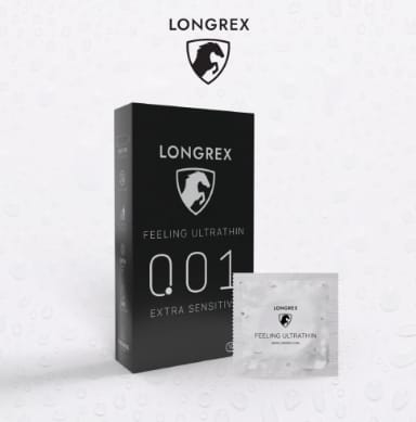 Bao cao su Longrex Extra Sensitive siêu mỏng, kéo dài thời gian quan hệ ...