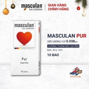 Bao cao su Masculan Pur Superfine siêu mỏng