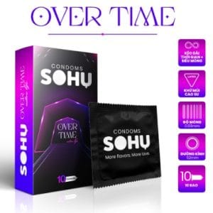 Bao Cao Su SOHU Over Time Siêu Mỏng, Kéo Dài Thời Gian, Nhiều Gel Bôi Trơn