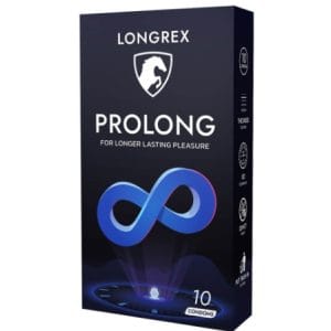 Bao cao su kéo dài thời gian Longrex Prolong siêu mỏng , nhiều gel bôi trơn hộp 10c