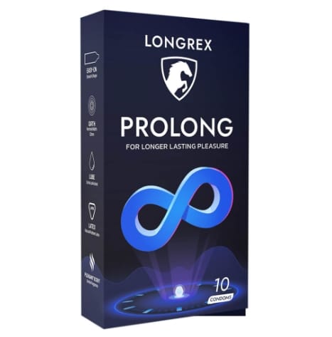 Bao cao su kéo dài thời gian Longrex Prolong siêu mỏng , nhiều gel bôi ...