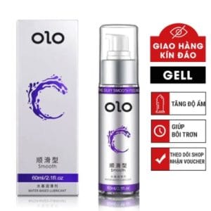 Gel bôi trơn OLO Smooth 60 ml, gel bôi trơn gốc nước tinh chất lô hội tăng khoái cảm khi quan hệ