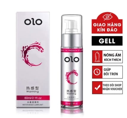 Gel bôi trơn OLO Warming 60 ml, gel bôi trơn gốc nước tăng khoái cảm kéo dài thời gian-1
