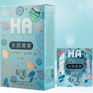 Bao Cao Su HA Ultra Thin Siêu mỏng, Nhiều gel, bao gia đình, nhà nghỉ, nội địa Trung-100 cái