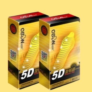 Bao Cao Su OBon Gân Cao Cấp Siêu Mỏng Nhiều Gel - Hộp 10 Bao