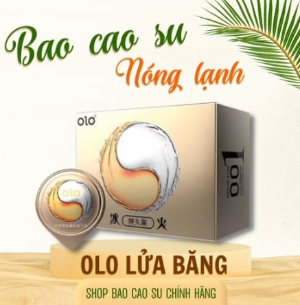 Bao cao su Lửa băng gel nước đặc biệt tạo cảm giác nóng lạnh kéo dài thời gian, siêu mỏng 0.01mm-1