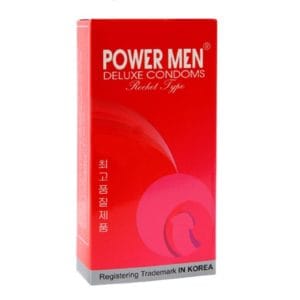 Bao cao su Power Men Rocket Type siêu mỏng gân gai tăng khoái cảm hộp 12 chiếc