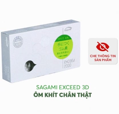 Bao cao su Sagami Exceed 2000 Nhật Bản siêu mỏng, ôm khít, nhiều gel bôi trơn-1