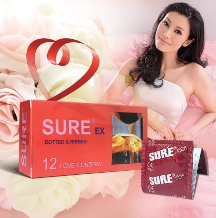 Bao cao su Sure EX (Malaysia) - Hộp 12 cái-1