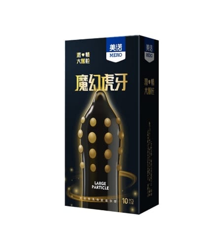 Bao cao su gai Mero, nhiều gân gai, kéo dài thời gian, Hộp 10 bcs-1
