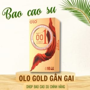 Bao cao su nam Red Thin 001 Square Gold, Gai+Gân nổi đặc biệt, Gel bôi trơn gốc nước, kéo dài thời gian