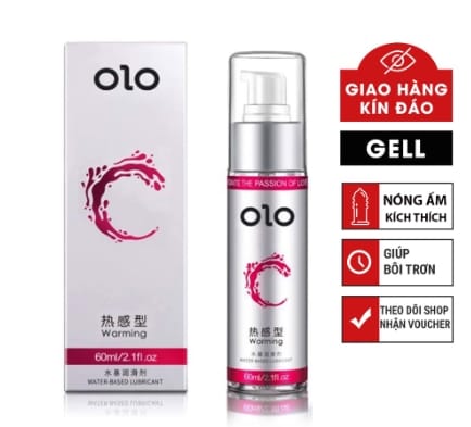 Gel bôi trơn OLO Warming 60 ml, gel bôi trơn gốc nước tăng khoái cảm kéo dài thời gian-1