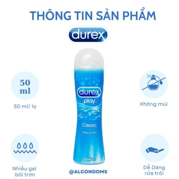 Gel bôi trơn durex play tăng khoái cảm cho nam và nữ chính hãng-1