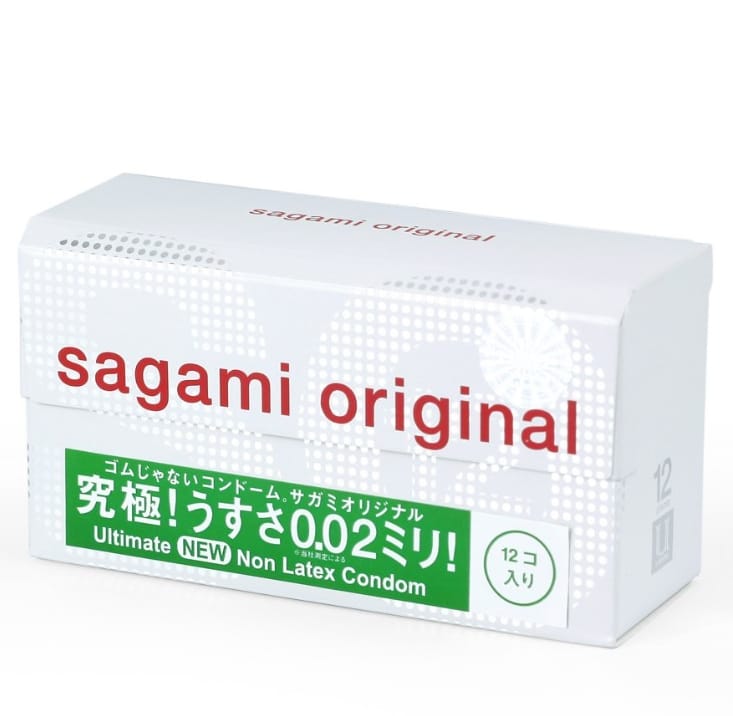 Hộp 12 cái Bao cao su siêu mỏng SAGAMI Original 0.02-1