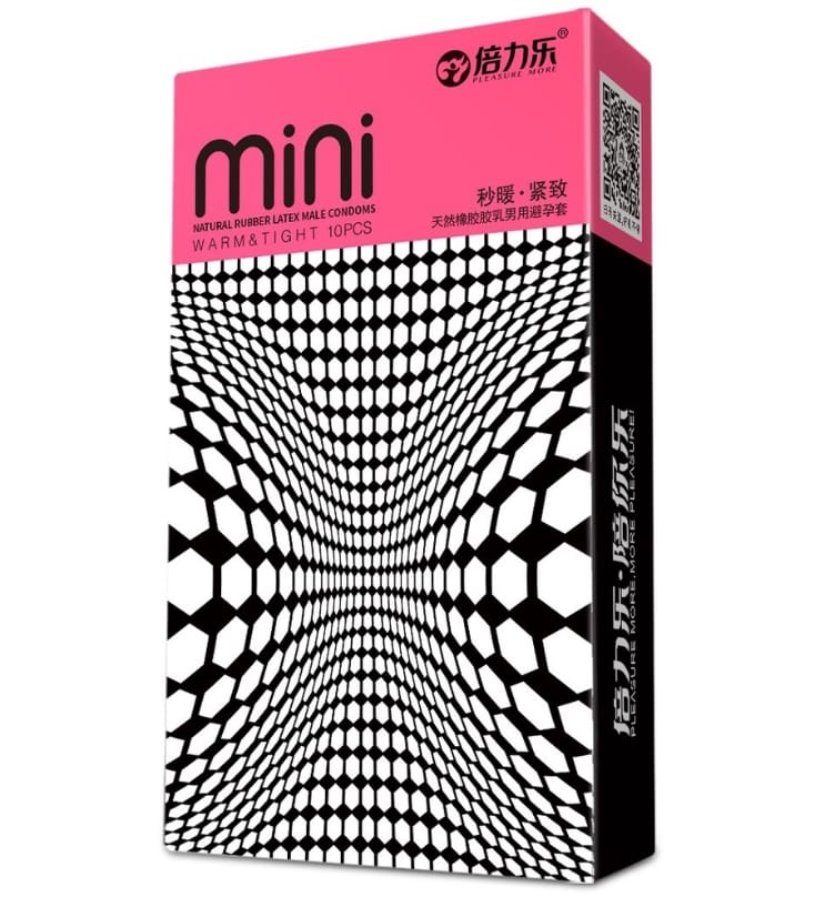 Bao Cao Su Mini Hồng Truyền Nhiệt Size 46mm-10 cái