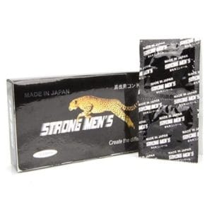 Bao Cao Su STRONG MEN ĐEN GÂN GAI-Tạo Khoái cảm-Hộp 12