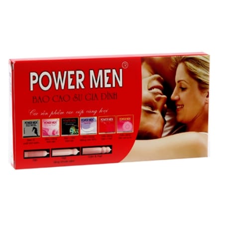 Bao cao su Powermen Gia Đình đỏ Hộp 12 Chiếc siêu mỏng-3