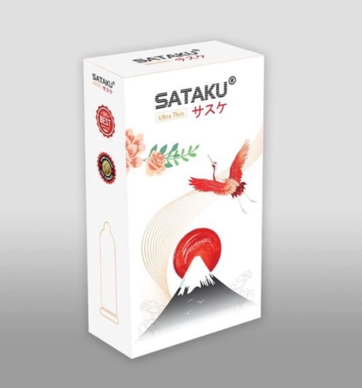 Bao cao su SATAKU TRẮNG siêu mỏng-1