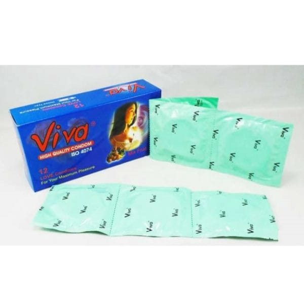Bao cao su VIVA Gân-Siêu Mỏng-Hộp 12 cái-1