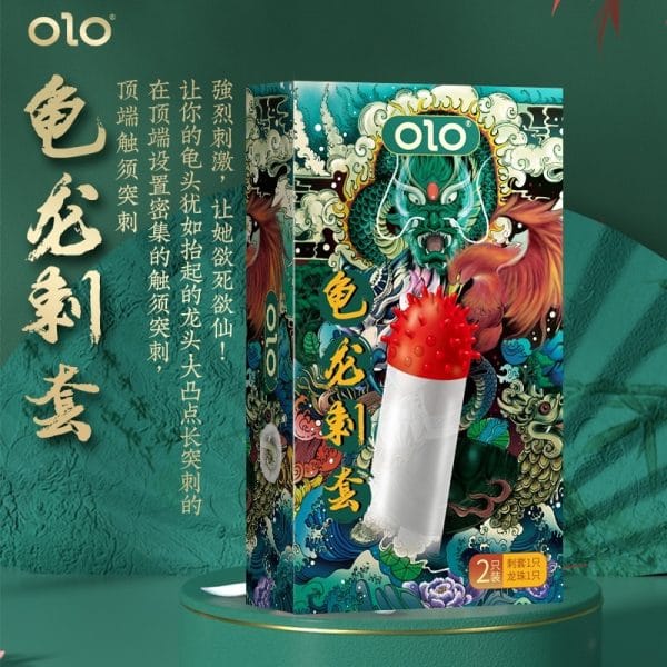 Bao Cao Su BCS OLO rồng xanh gân gai dài bi kích thích-2