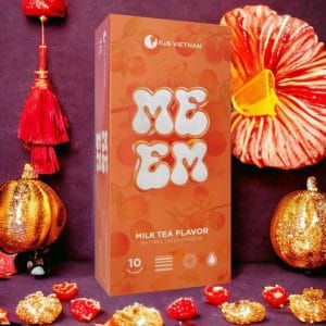 Bao Cao Su MEEM E&S vietnam-An Toàn, Cực Chạm, Chân Thật-Hương Trà Đào Sữa