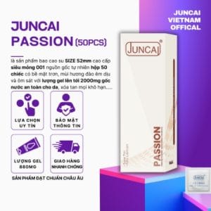 Bao cao su Siêu mỏng JUNCAI Passion 001 HA Ultra Thin siêu nhiều bôi trơn