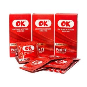 Bao cao su chất lượng cao OK-Hộp 12 chiếc