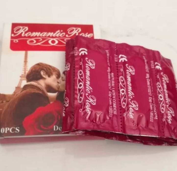 bao cao su romantic rose hộp 10 cái