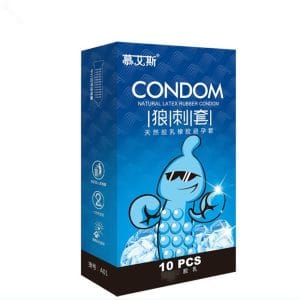Bao Cao Su Gai Lạnh 3D MUASI Hạt Lớn Tăng cảm giác-10 bao