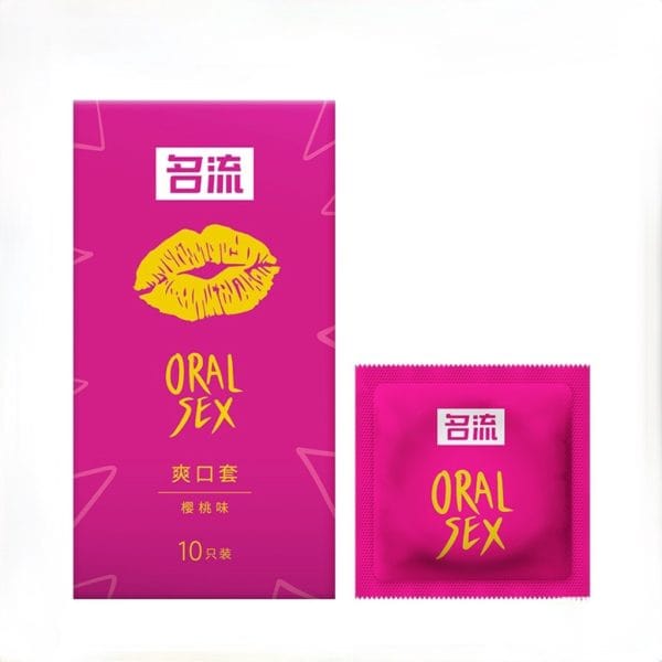 Bao Cao Su Quan Hệ Bằng Miệng Oral Sex-Hương Cherry-Hộp 10c-6