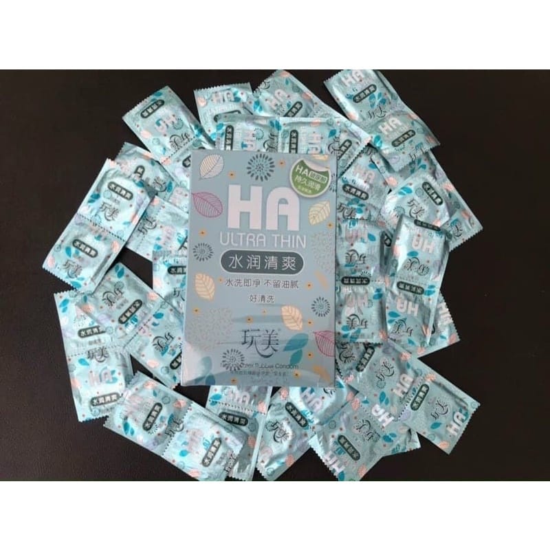 Bao Cao Su Siêu Mỏng HA XANH hộp 100 cái