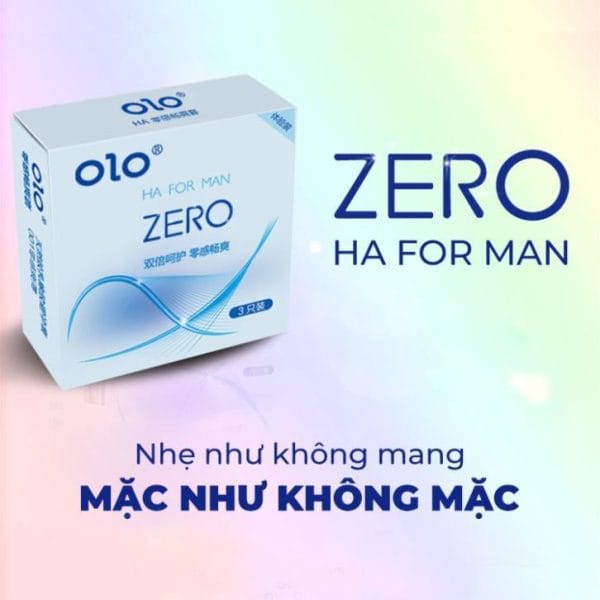 Bao Cao Su Siêu Mỏng OLO 001 Zero Ha For Man Nhiều Gel Bôi Trơn-10c-5