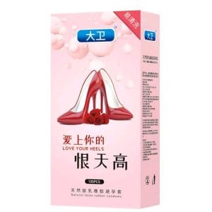 Bao cao su HA Đôi guốc-Bao cao su siêu mỏng nhiều gel-Hộp 100c