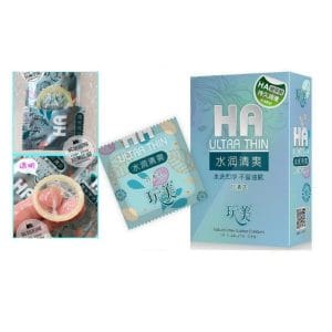 Bao cao su HA ultra thin-Hộp 100 chiếc-BCS nội địa trung