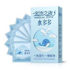 Bao cao su MINGLIU ZHIYE 001, cá heo nội địa trung, siêu nhiều gel, gốc nước, hộp 100 bcs