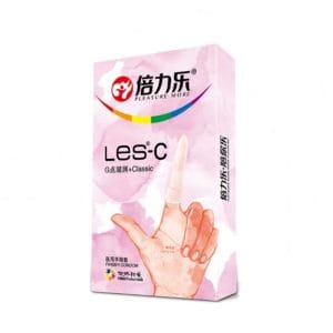 Bao cao su ngón tay Les C Pleasure More, bao cao su trơn, siêu mỏng, bcs ngón tay cao cấp