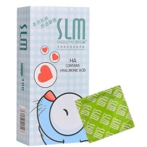 Bao cao su siêu mỏng SLM chuột-hộp 100 chiếc