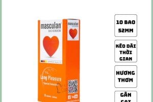 Shop bao Cao Su MASCULAN Long Pleasure 5 in 1 Chính Hãng