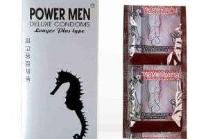 Bao cao su POWER MEN Chống Xuất Tinh sớm Gân gai Kéo dài-BCS Power Men Longer Plus Cá Ngựa Chính Hãng